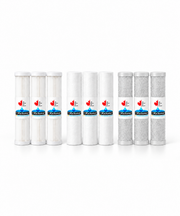 Sediment & Carbon Block Filters | Pack of 9 | 10" SlimLine | Wyckomar